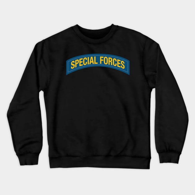 US Army Special Forces Group Ribbon  De Oppresso Liber SFG - Gift for Veterans Day 4th of July or Patriotic Memorial Day Crewneck Sweatshirt by Oscar N Sims